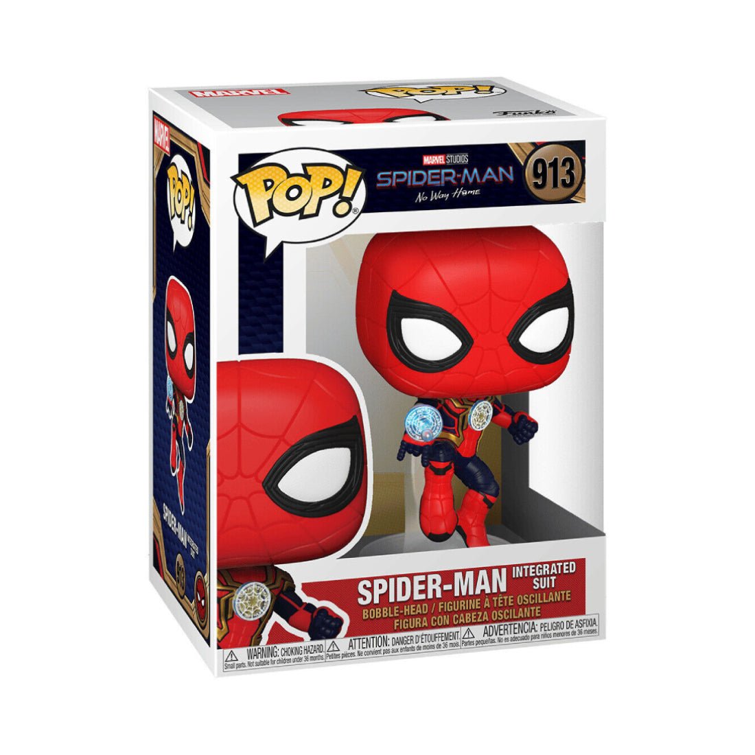Funko Pop! Marvel: Spider-Man No Way Home - Spider-Man Integrated Suit #913 - دمية - Store 974 | ستور ٩٧٤