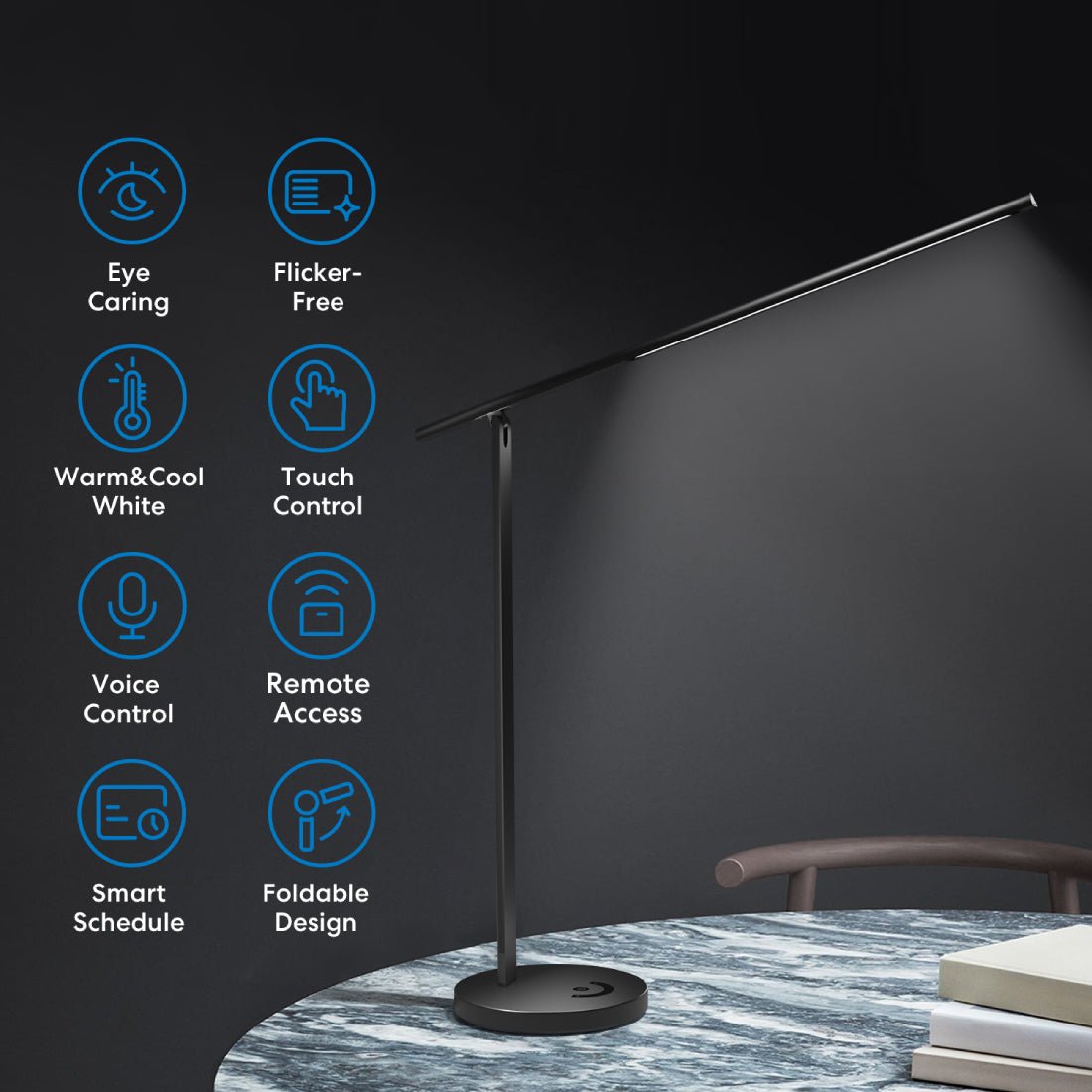 Meross Smart LED Desk Lamp - إضاءة - Store 974 | ستور ٩٧٤