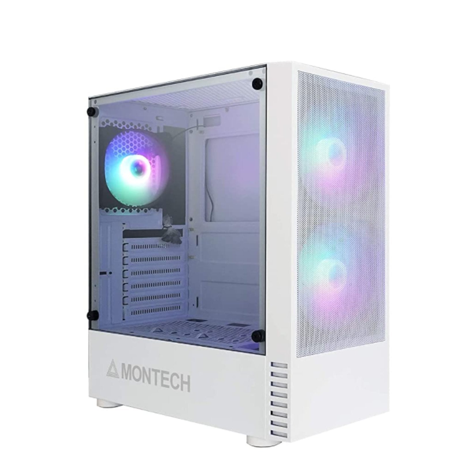 Montech X2 Compact ATX Mid Tower Mesh Case- White - Store 974 | ستور ٩٧٤