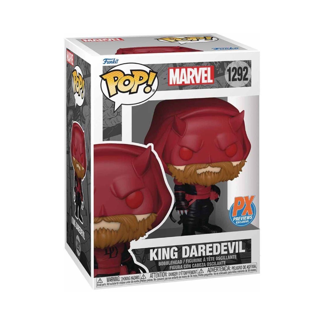 Funko Pop! Marvel: King Daredevil (Exc) #1292 - دمية - Store 974 | ستور ٩٧٤