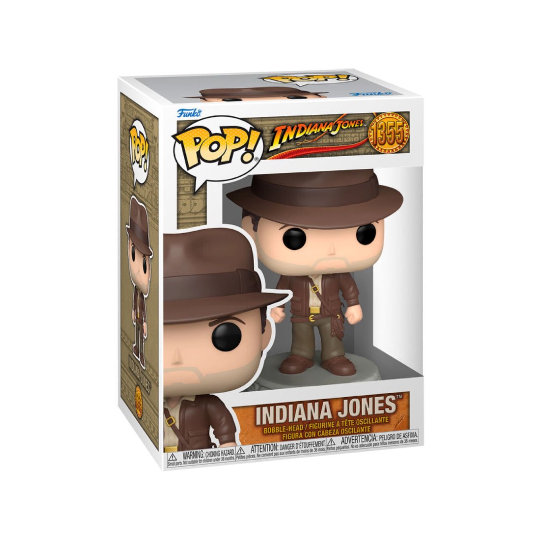 Funko Pop! Movies: Raiders of the Lost Ark - Indiana Jones with Jacket #1355 - دمية - Store 974 | ستور ٩٧٤