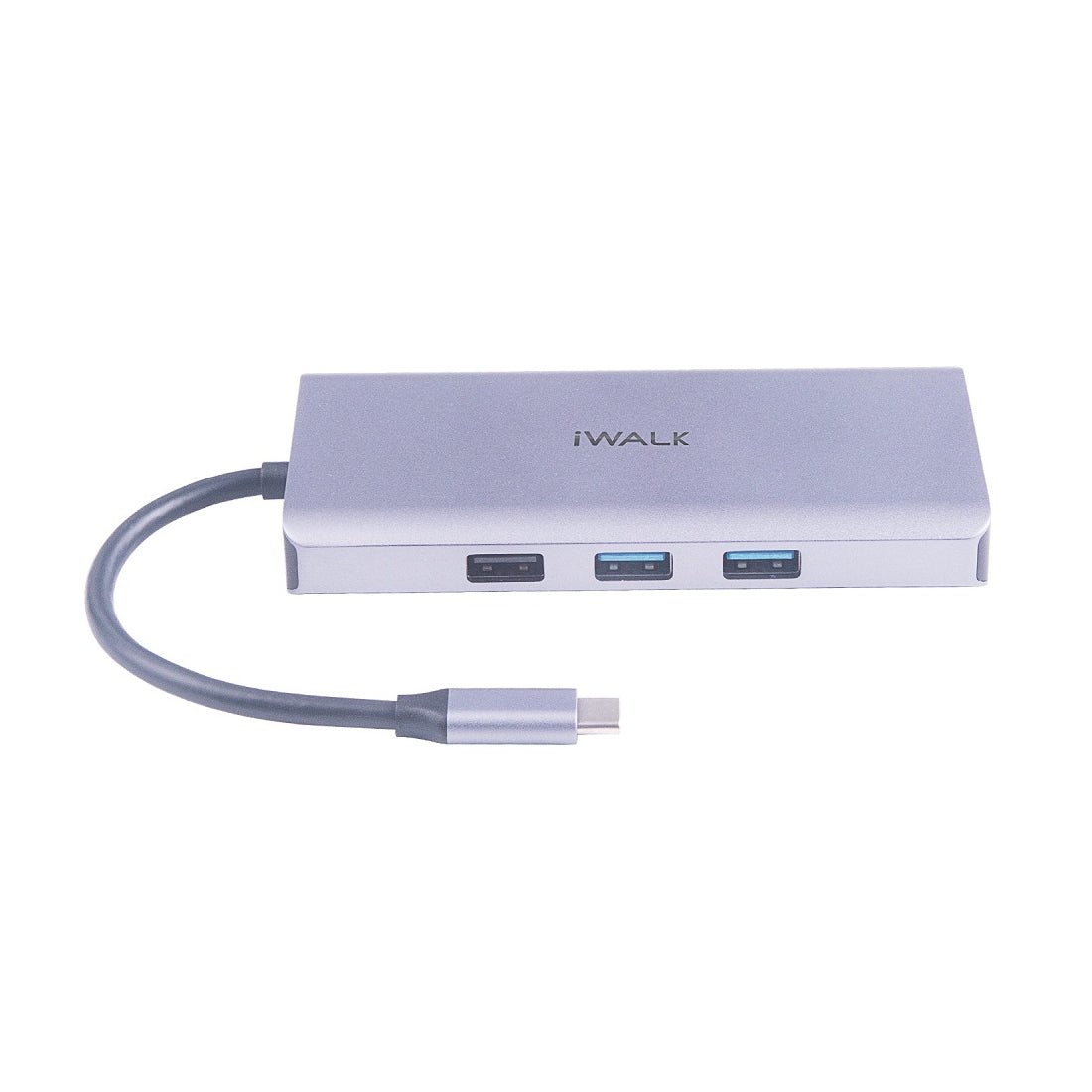 iWalk 9-in-1 Type C USB Hub - Grey - موزع - Store 974 | ستور ٩٧٤