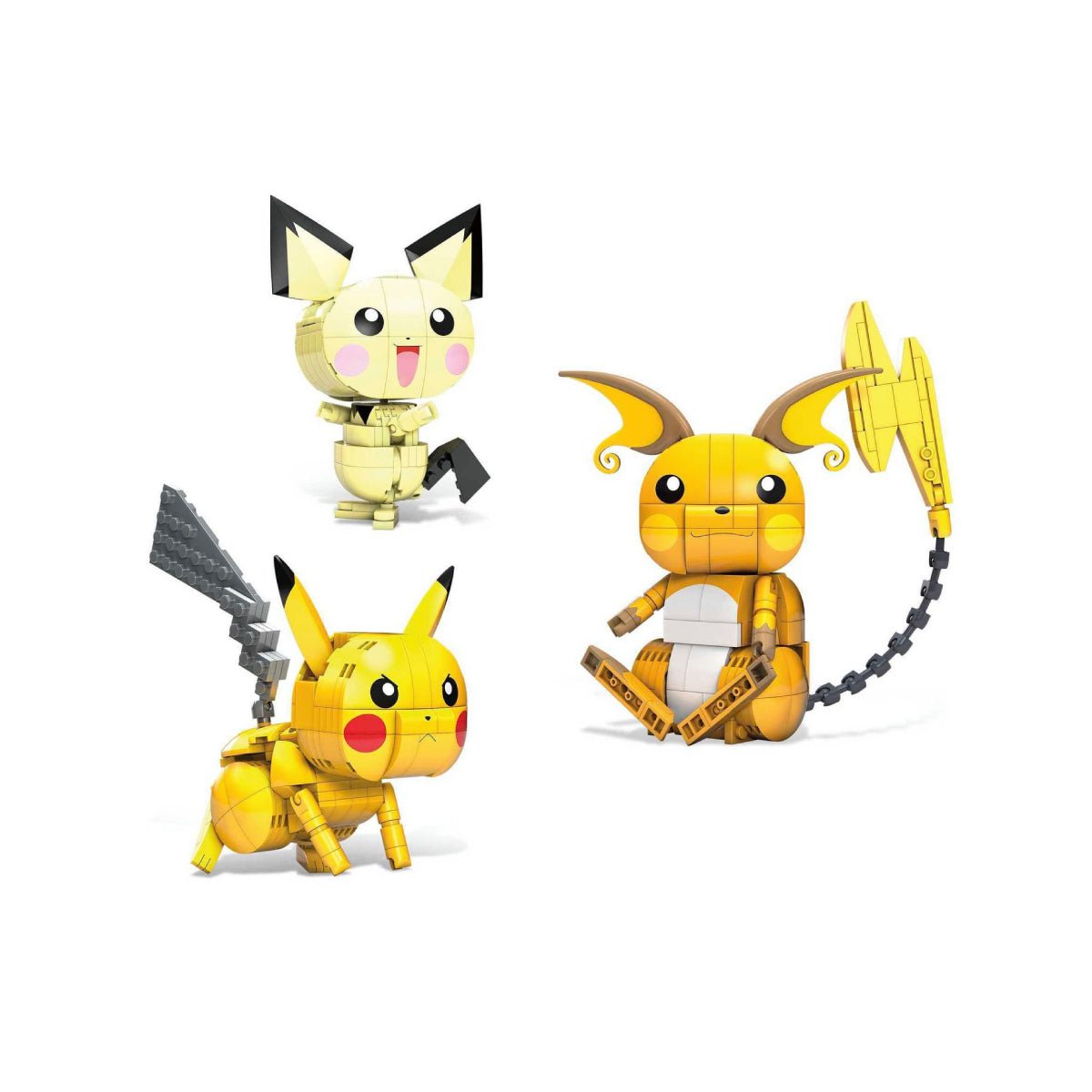 Mega Construx Pokémon Build & Show Pikachu Evolution Trio - بوكيمون Mega Construx Pokémon Build & Show Pikachu Evolution Trio - بوكيمون