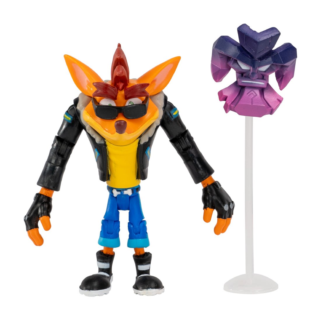 Crash Bandicoot Action Figure - Biker Crash With Akano Mask - لعبة - Store 974 | ستور ٩٧٤