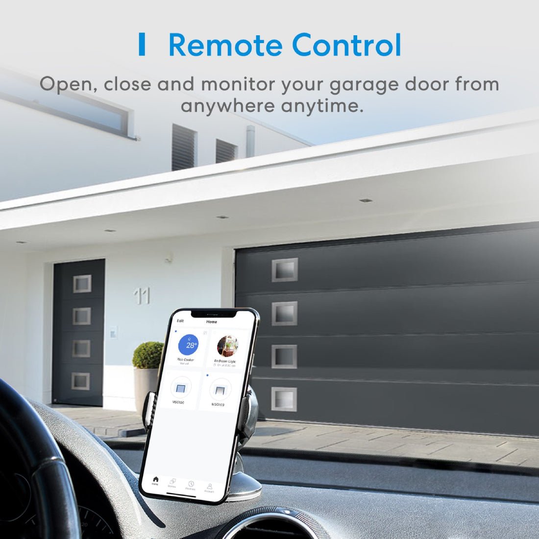 Meross Smart Wi-Fi Garage Door Opener - أداة تحكم - Store 974 | ستور ٩٧٤