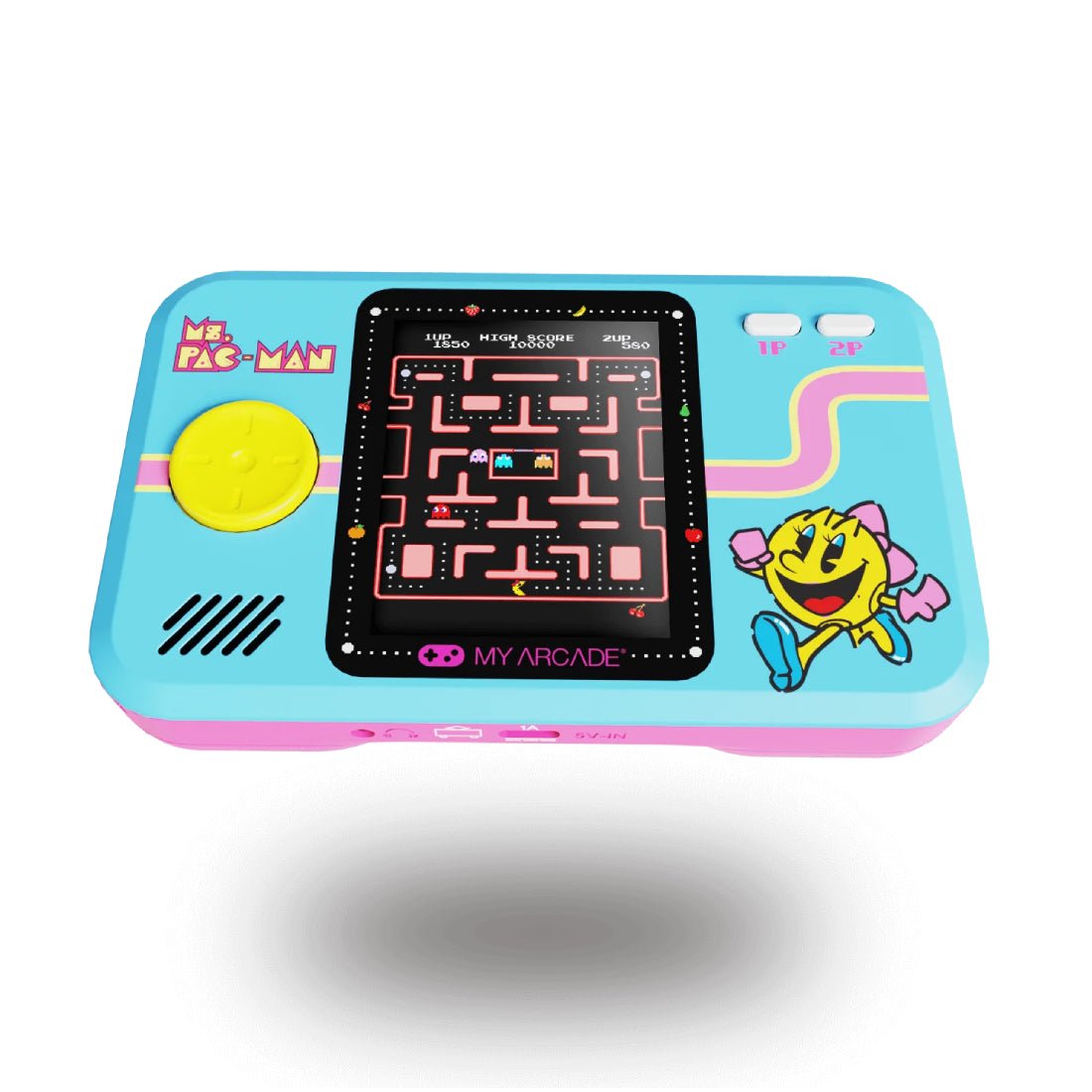My Arcade MS.Pac-man Pocket Player Pro Console - Pink & Blue - جهاز أل ...