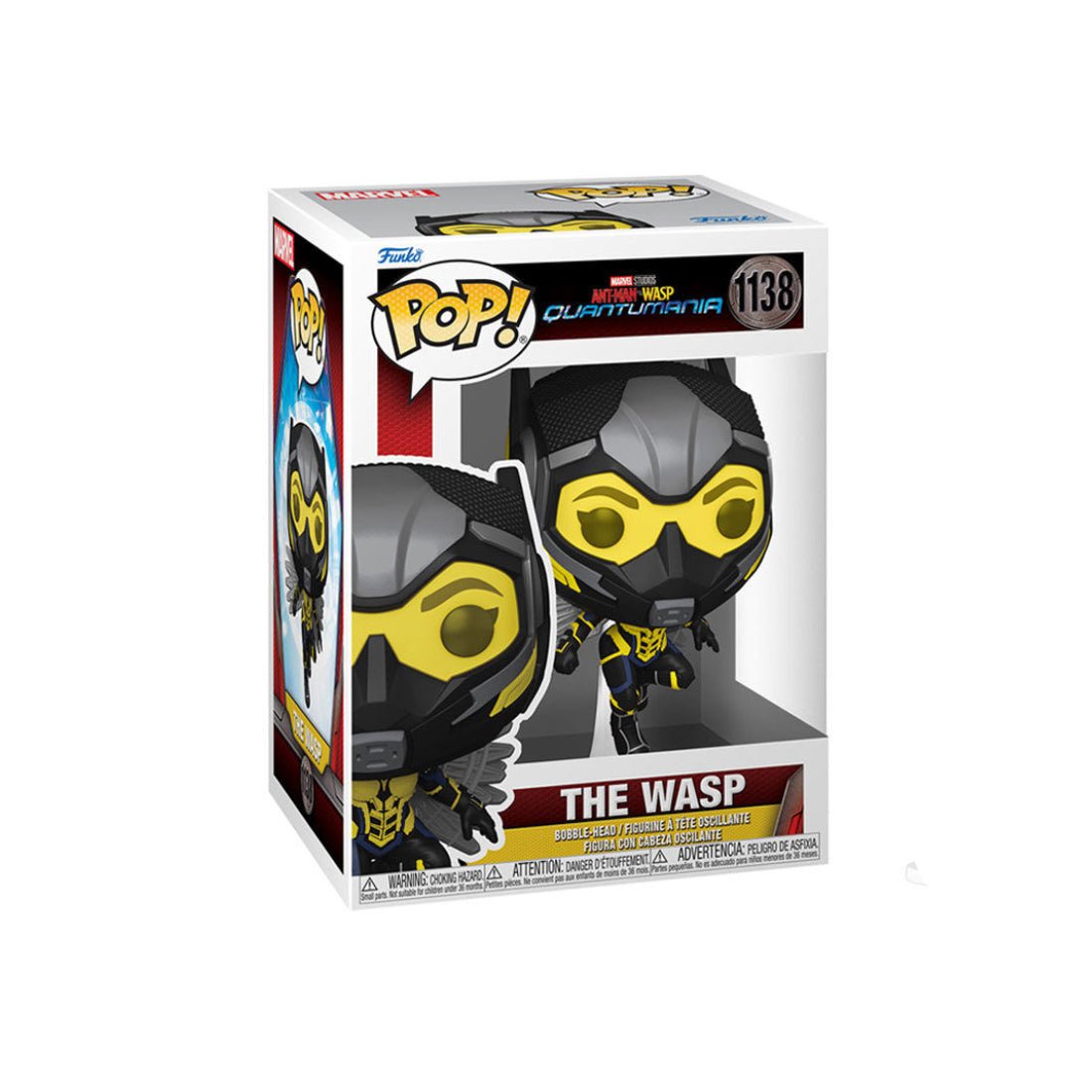 Funko Pop! Marvel: Ant-Man & The Wasp Quantumania - Wasp #1138 - دمية Funko Pop! Marvel: Ant-Man & The Wasp Quantumania - Wasp #1138 - دمية