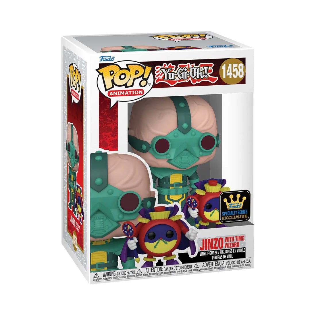 Funko Pop! Animation: Yu-Gi-Oh - Jinzo with Time Wizard (Exc) #1458 - دمية - Store 974 | ستور ٩٧٤