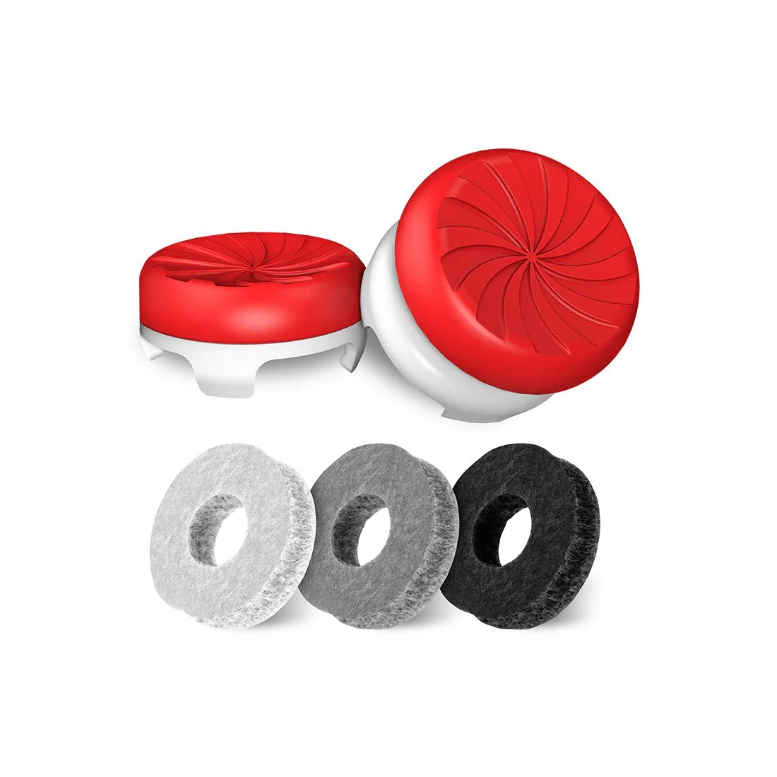 Kontrolfreek Aimboost Kit Inferno Red & White Thumbsticks - PS4/PS5 - Kontrolfreek Aimboost Kit Inferno Red & White Thumbsticks - PS4/PS5 -
