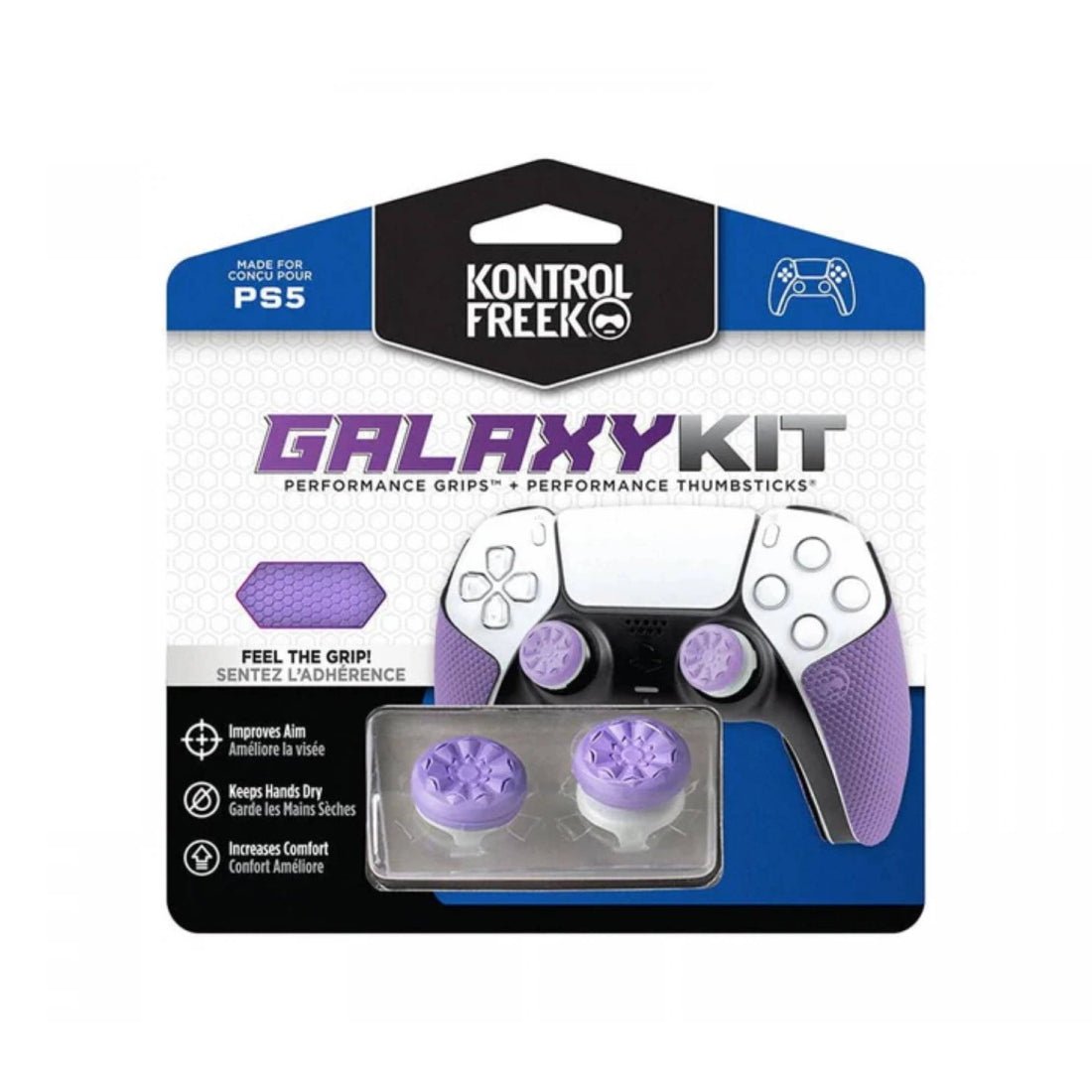 Kontrolfreek Performance Kit Galaxy Edition Thumbsticks + Grips - PS5 - أكسسوار - Store 974 | ستور ٩٧٤