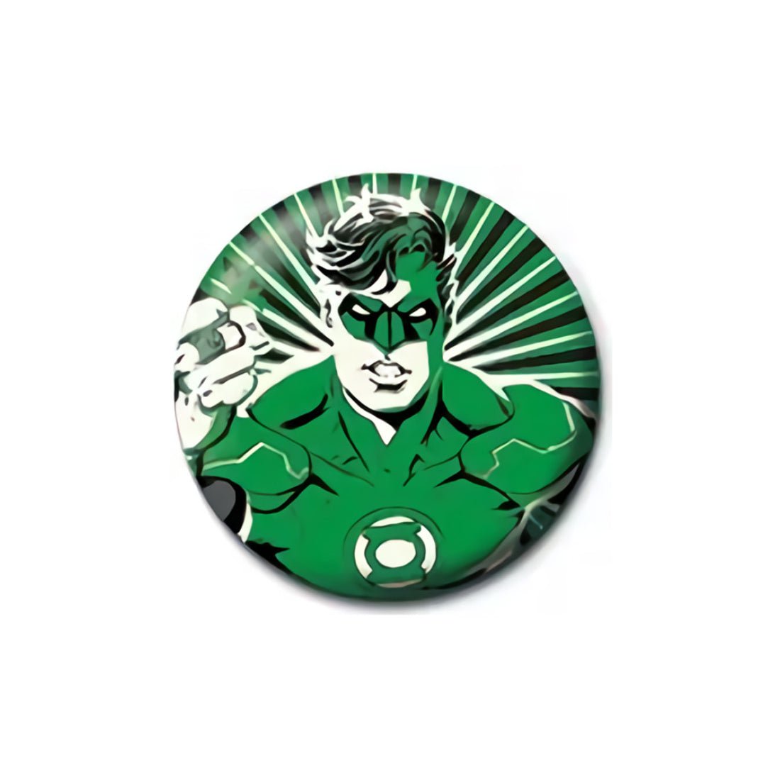 DC Comics - Green Lantern Rays Button Badge - أكسسوار - Store 974 | ستور ٩٧٤