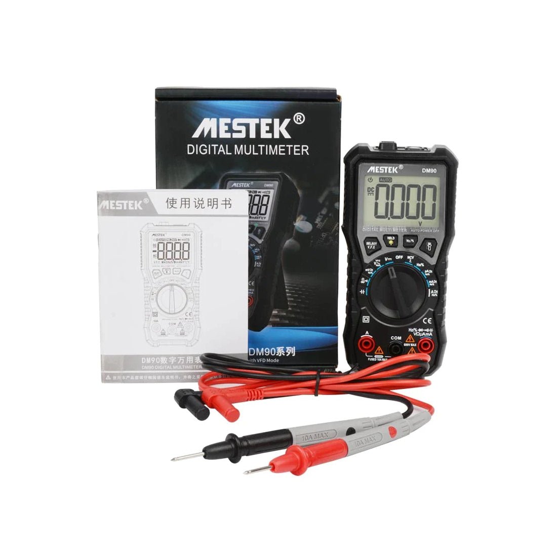 MESTEK Auto Range Digital Multimeter - DM90 - جهاز قياس - Store 974 | ستور ٩٧٤