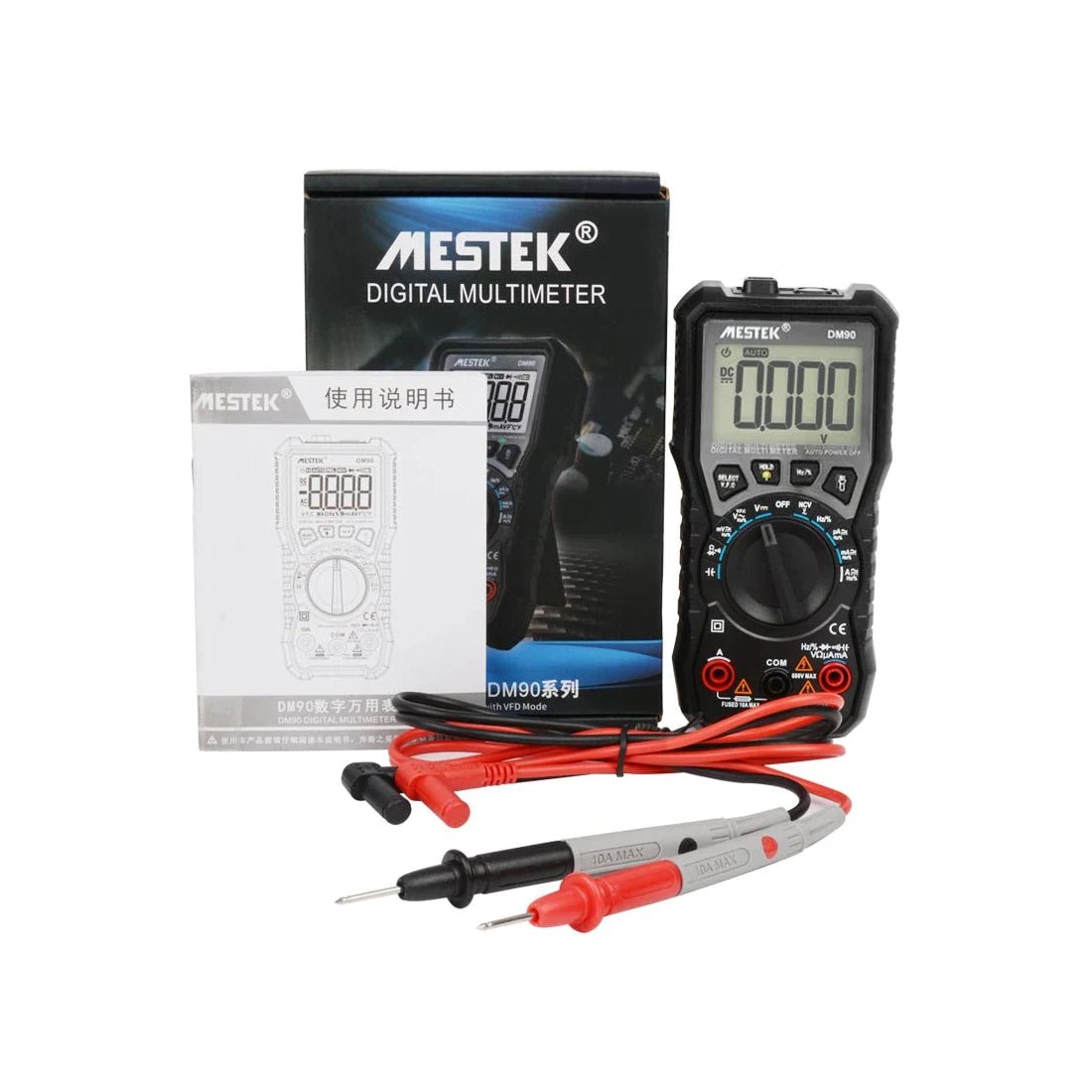 MESTEK Auto Range Digital Multimeter - DM90 - جهاز قياس MESTEK Auto Range Digital Multimeter - DM90 - جهاز قياس