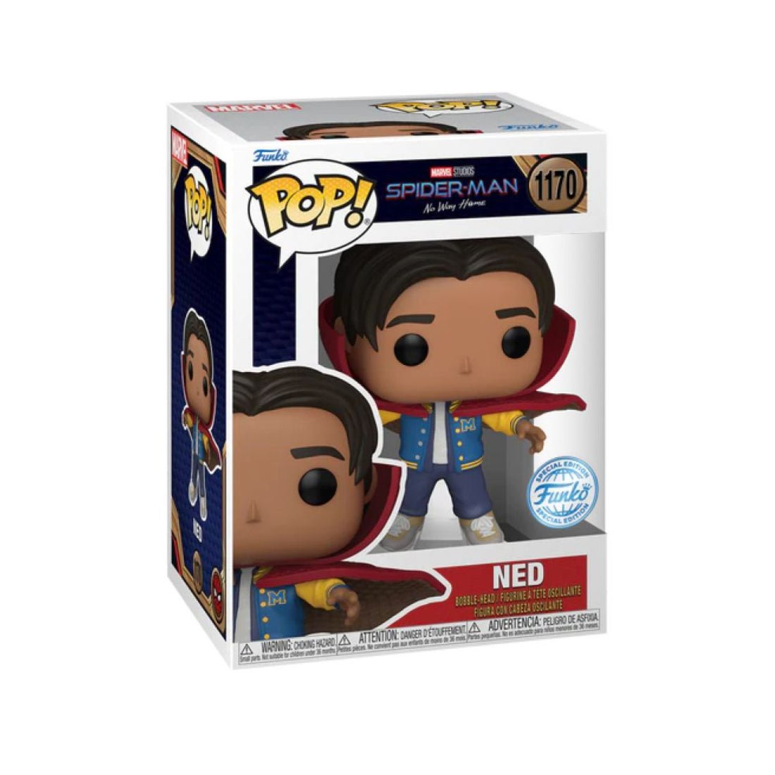 Funko Pop! Marvel: Spider-Man No Way Home - Ned w/ Cloak (Exc) #1170 - دمية - Store 974 | ستور ٩٧٤