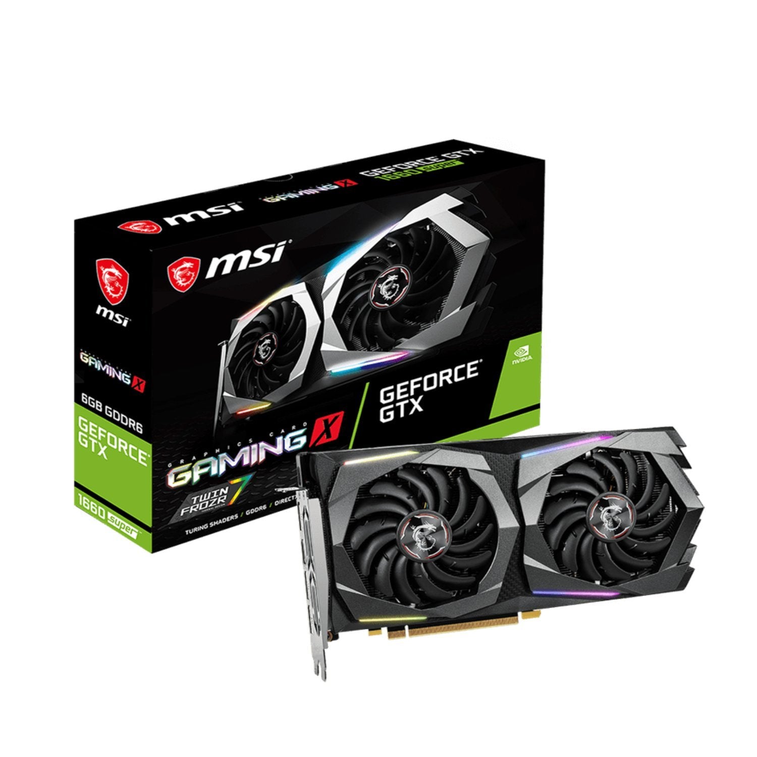 MSI GeForce GTX 1660 Super Gaming X 6GB GDDR6 PCI-E Gen 3x4 - Graphics Card - Store 974 | ستور ٩٧٤