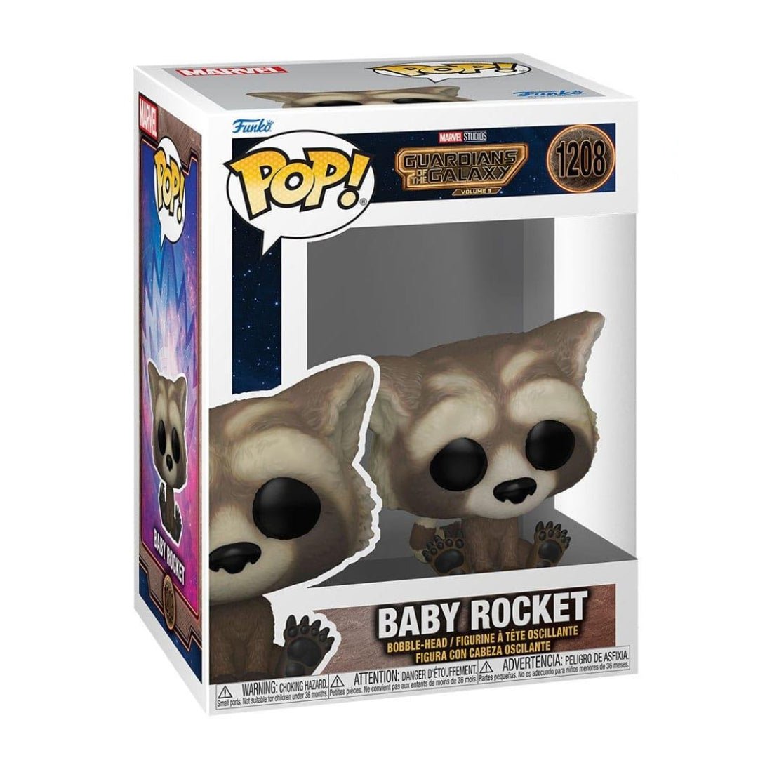 Funko Pop! Marvel: Guardians of the Galaxy 3 - Baby Rocket #1208 - دمية - Store 974 | ستور ٩٧٤