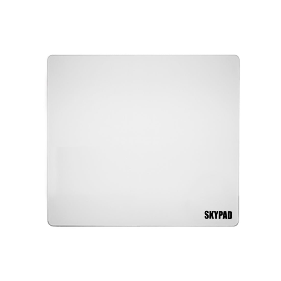 Skypad Glass 3.0 XL Gaming Mousepad - White Text - حصيرة فأرة - Store 974 | ستور ٩٧٤