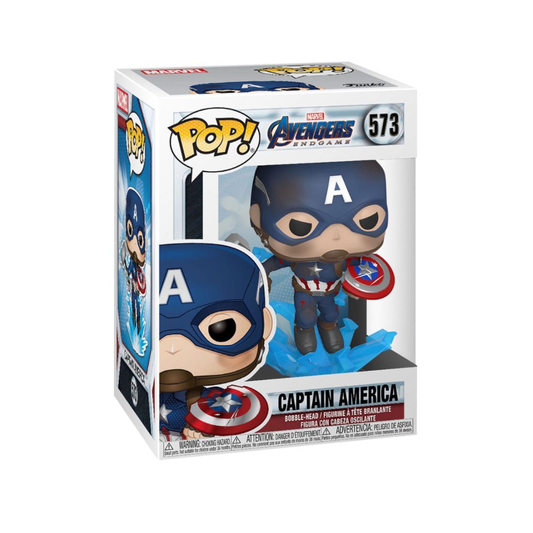 Funko Pop! Marvel: Avengers Endgame - Captain America w/ Broken Shield #573 - دمية - Store 974 | ستور ٩٧٤