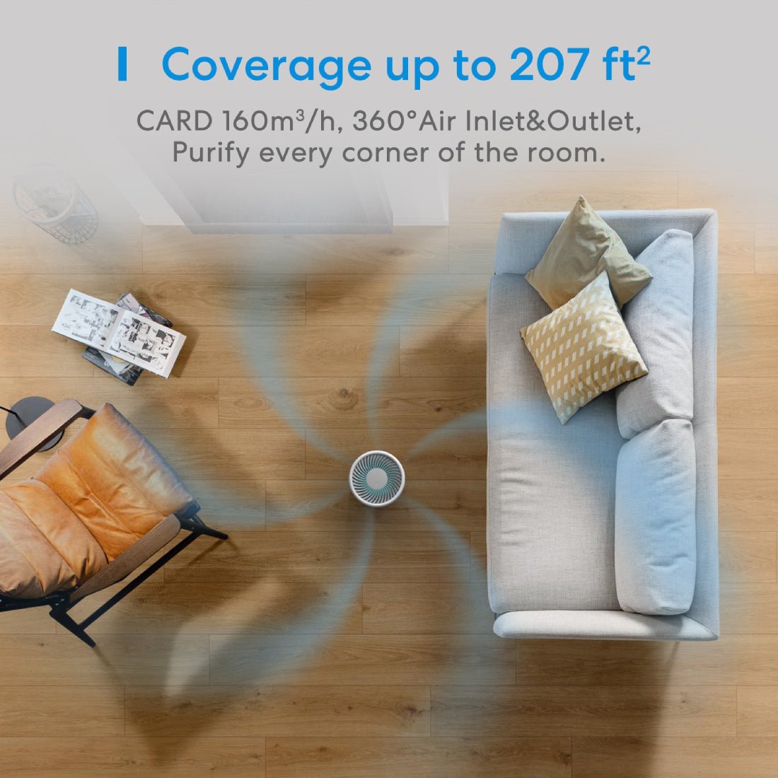 Meross Smart Air Purifier - منعش الجو Meross Smart Air Purifier - منعش الجو