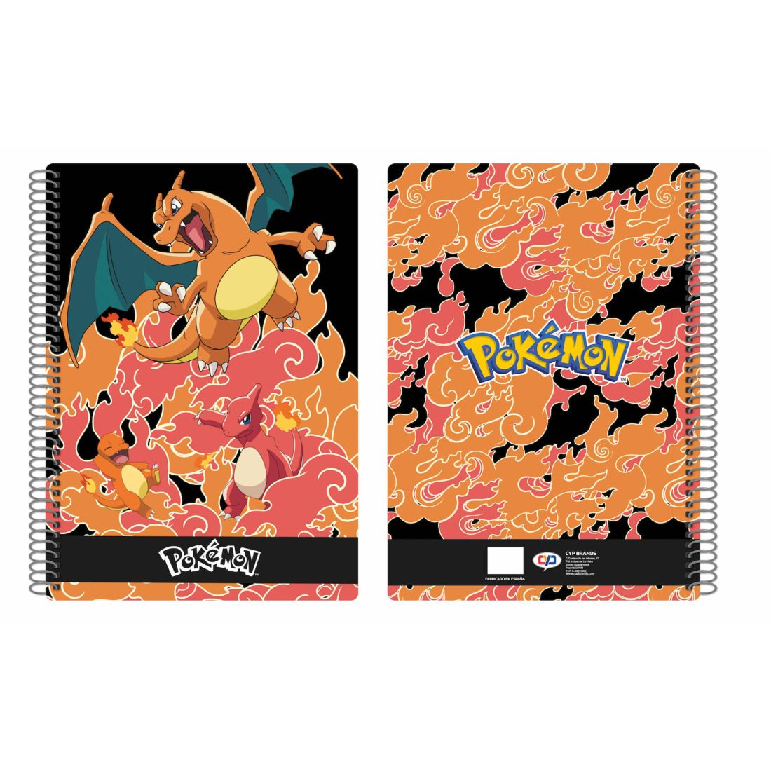 Pokémon A4 Spiral Notebook - Charmander - دفتر - Store 974 | ستور ٩٧٤