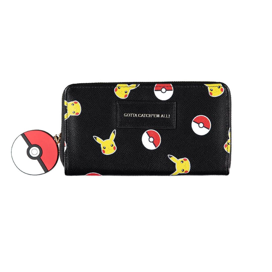 Difuzed Pokémon Pickachu Girls Zip Around Ladies Wallet - حقيبة يد - Store 974 | ستور ٩٧٤