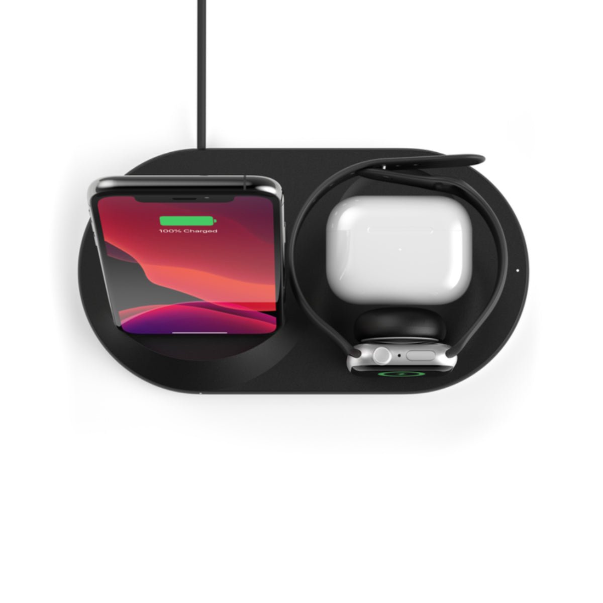 Belkin Boost Charge 3 -in -1 الشاحن اللاسلكي لأجهزة Apple - Black - شaحn Belkin Boost Charge 3 -in -1 الشاحن اللاسلكي لأجهزة Apple - Black - شaحn