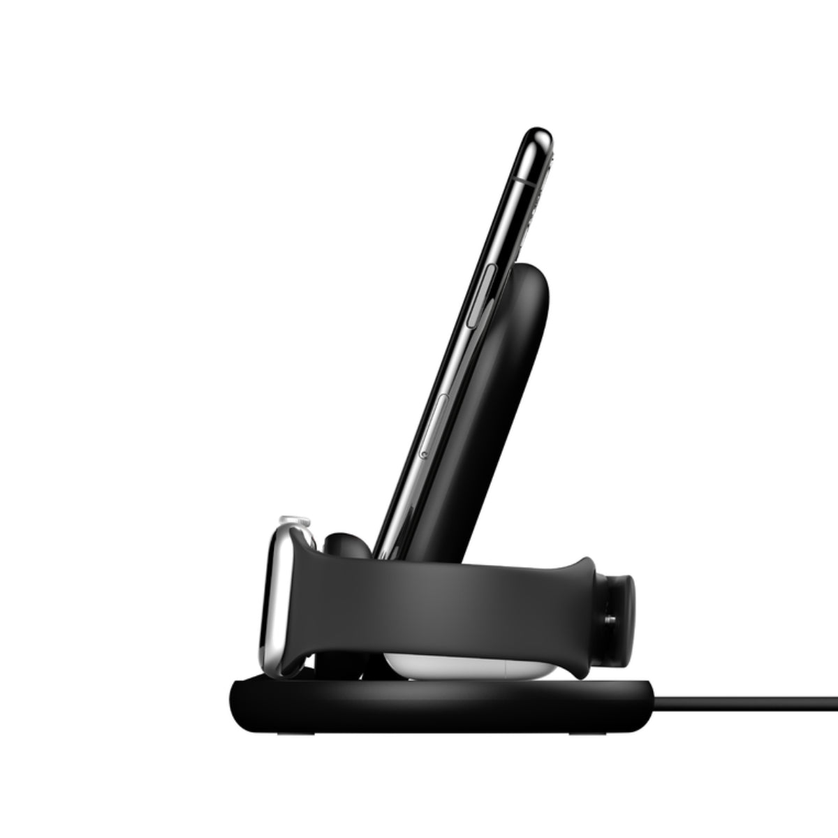 Belkin Boost Charge 3 -in -1 الشاحن اللاسلكي لأجهزة Apple - Black - شaحn Belkin Boost Charge 3 -in -1 الشاحن اللاسلكي لأجهزة Apple - Black - شaحn