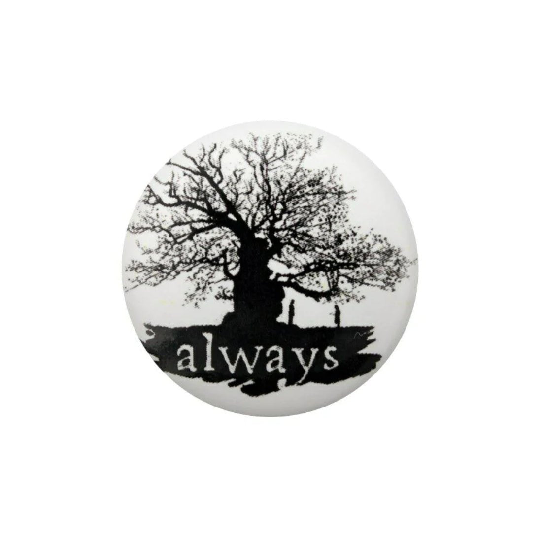 Harry Potter - Always Silhouette Button Badge - أكسسوار - Store 974 | ستور ٩٧٤