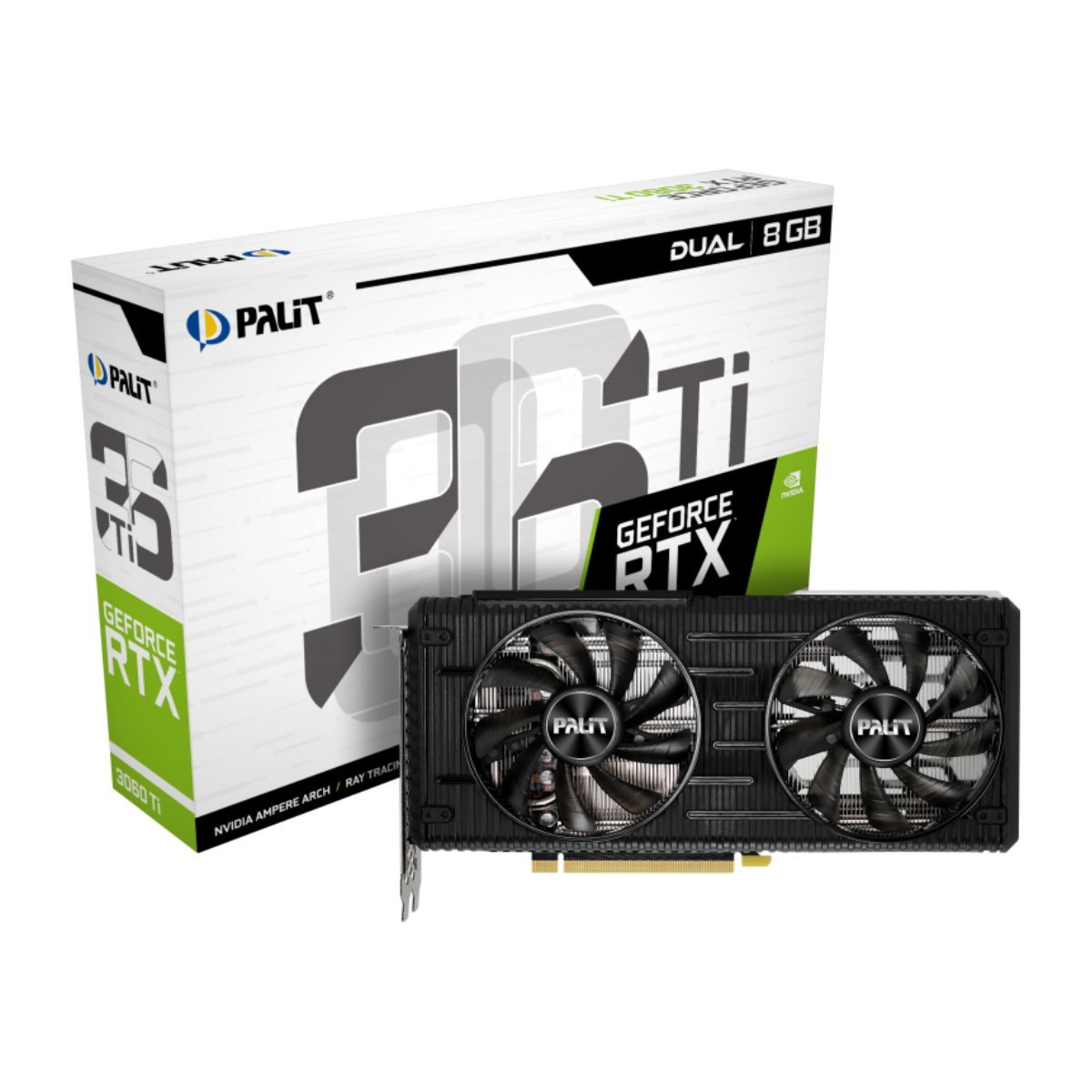 Palit GeForce RTX 3060Ti Dual LHR 8GB GDDR6 - Store 974 | ستور ٩٧٤