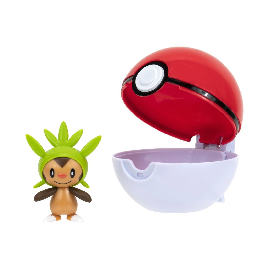 Pokemon Clip 'N' Go - Chespin + Poké Ball - مجسم - Store 974 | ستور ٩٧٤
