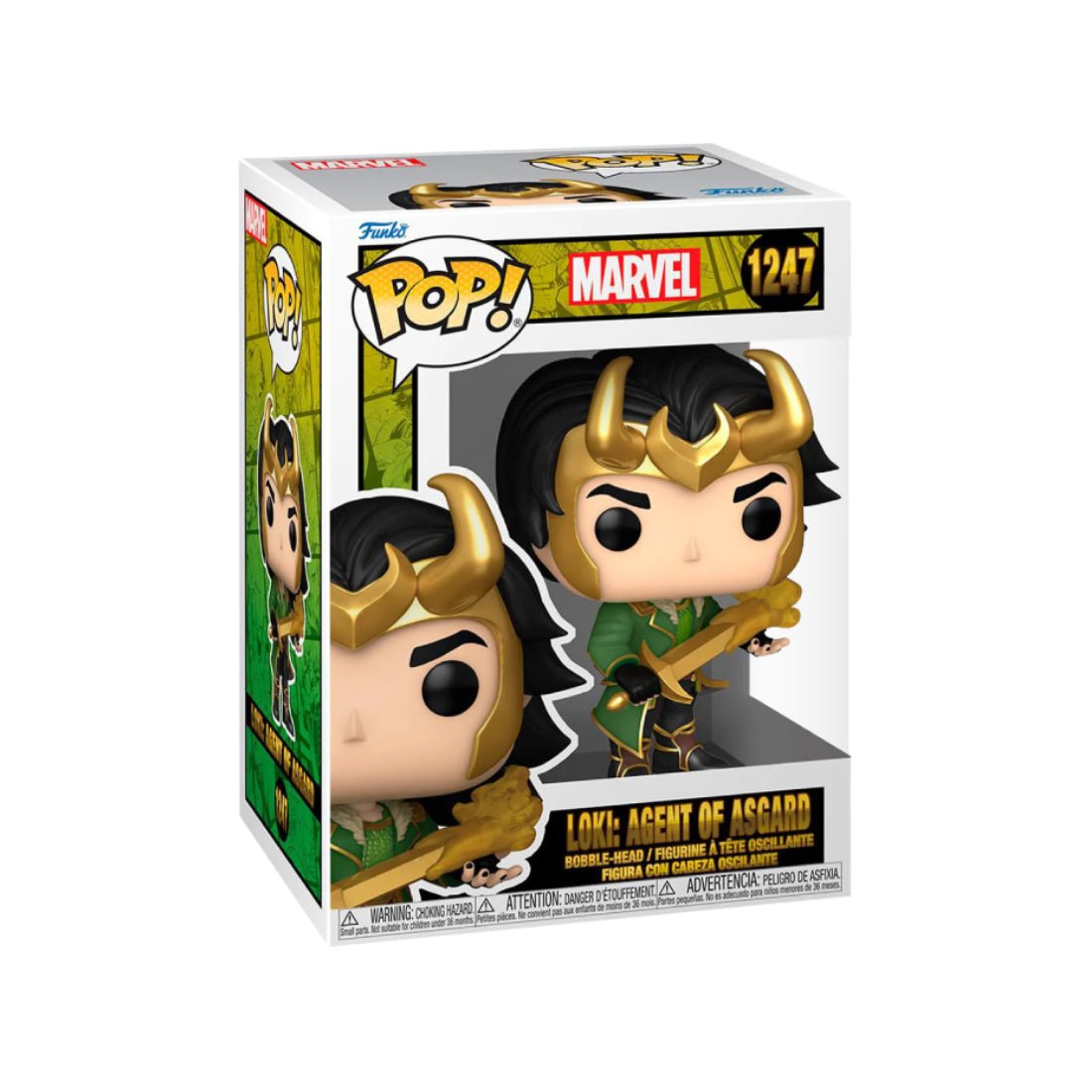 Funko Pop! Marvel: Loki - Agent of Asgard Loki (Exc) #1247 - دمية - Store 974 | ستور ٩٧٤