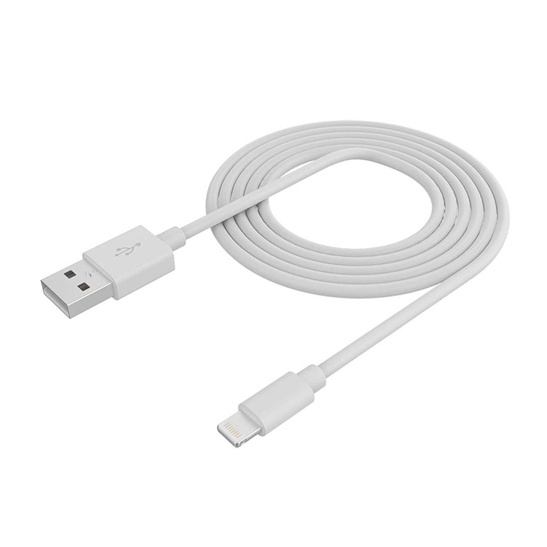 Celly Pick & Go Lighting USB-A 2.4 to Lightning Cable 12W - White - كابل Celly Pick & Go Lighting USB-A 2.4 to Lightning Cable 12W - White - كابل