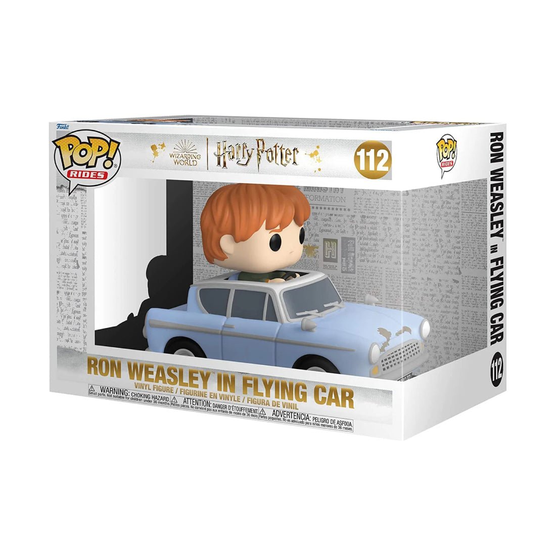 Funko Ride SUPDLX! Movies: Harry Potter Chamber of Secrets 20Th - Ron with Car #112 - دمية - Store 974 | ستور ٩٧٤