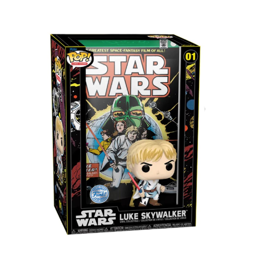 Funko Pop! Comic Cover: Star Wars - Luke Skywalker #01 (Exclusive) - دمية - Store 974 | ستور ٩٧٤