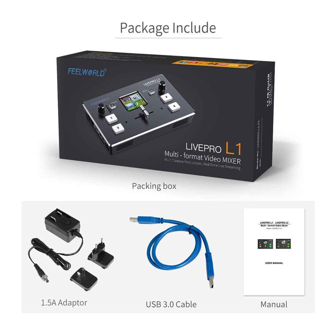 Leainworld LivePro L1 V1 Multi Camera Video Mixer - Myiكter Leainworld LivePro L1 V1 Multi Camera Video Mixer - Myiكter