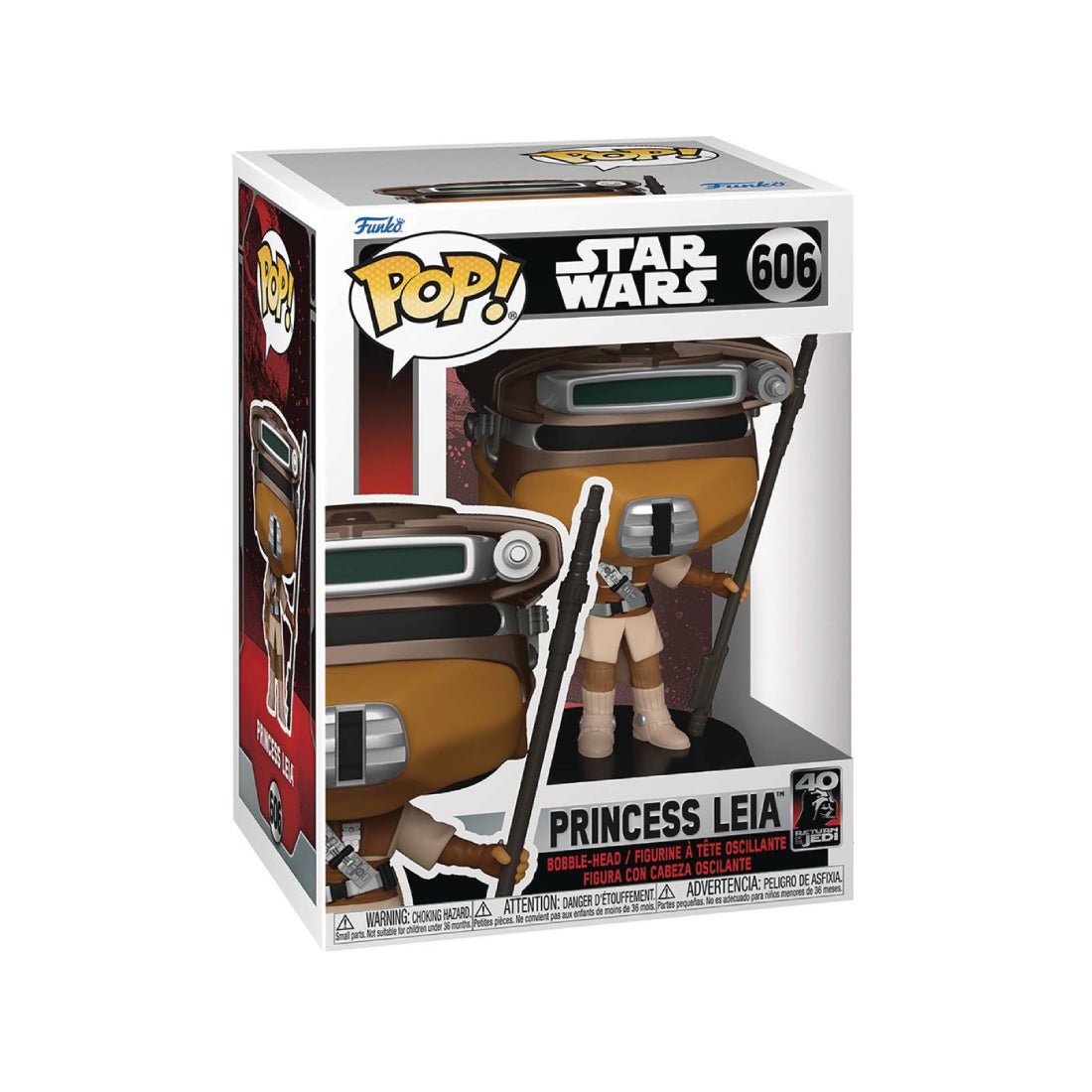 Funko Pop! Star Wars: Return of the Jedi 40th - Leia (Boushh) #606 - دمية - Store 974 | ستور ٩٧٤