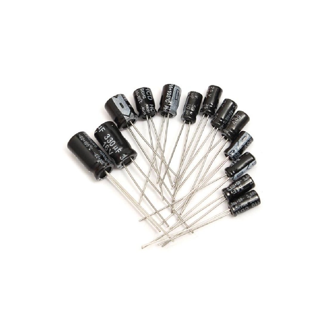 Capacitor Kit 12 Values (120 Pack) - أكسسوارات Capacitor Kit 12 Values (120 Pack) - أكسسوارات