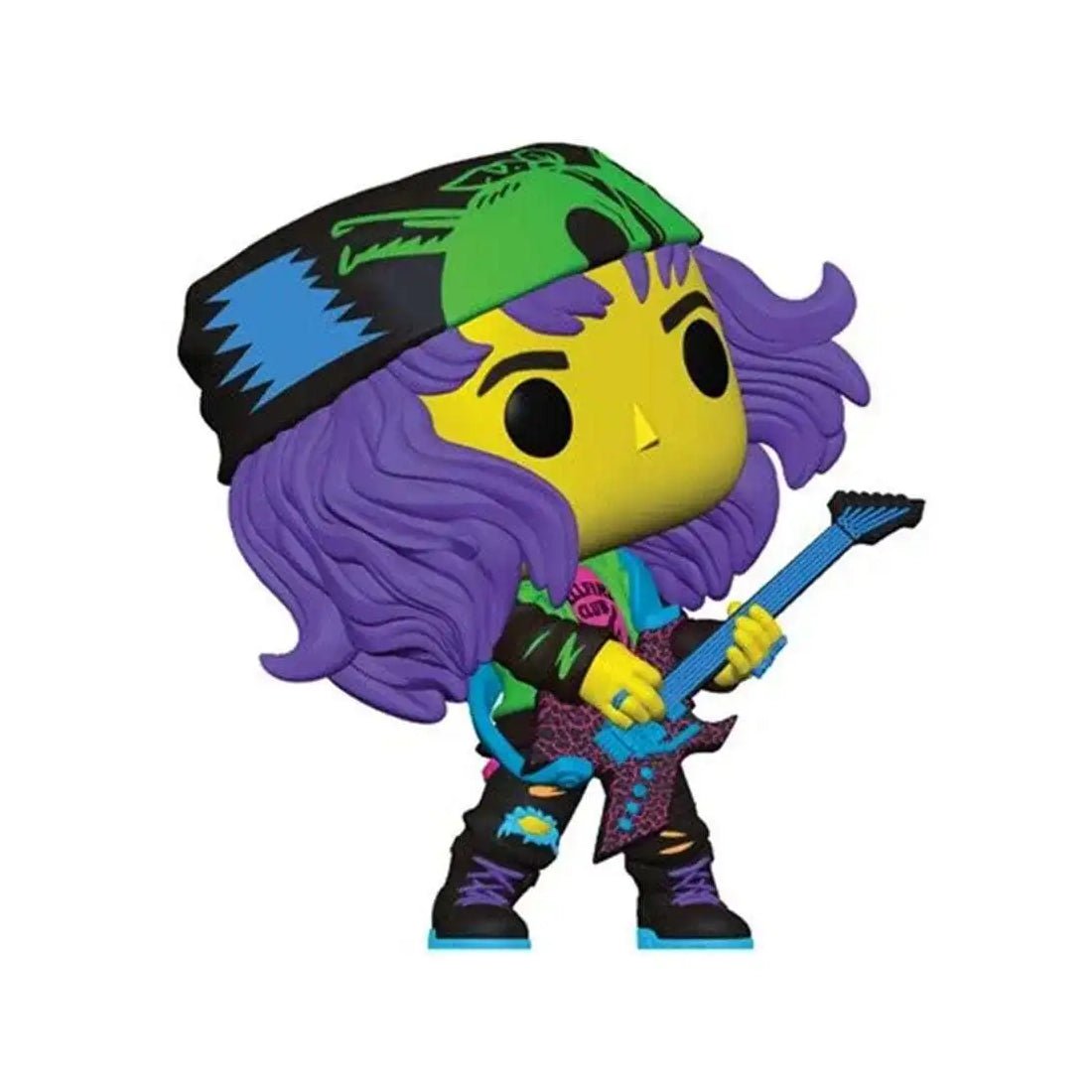 Funko Pop! Tv: Stranger Things S4 - Hunter Eddie with Guitar (BLKLT)(Exc) #1462 - دمية - Store 974 | ستور ٩٧٤
