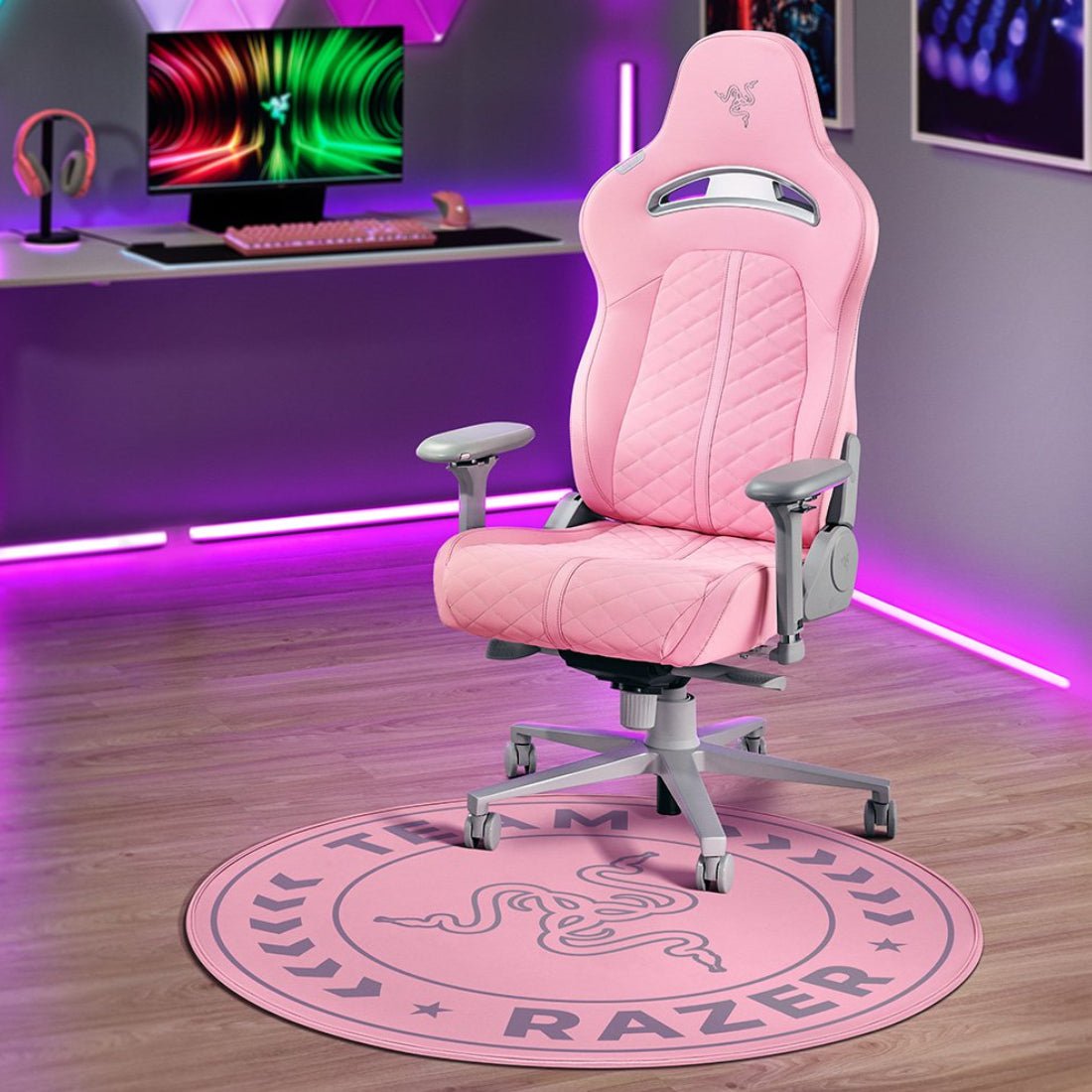Razer Team Razer Floor Rug - Quartz - حصير - Store 974 | ستور ٩٧٤