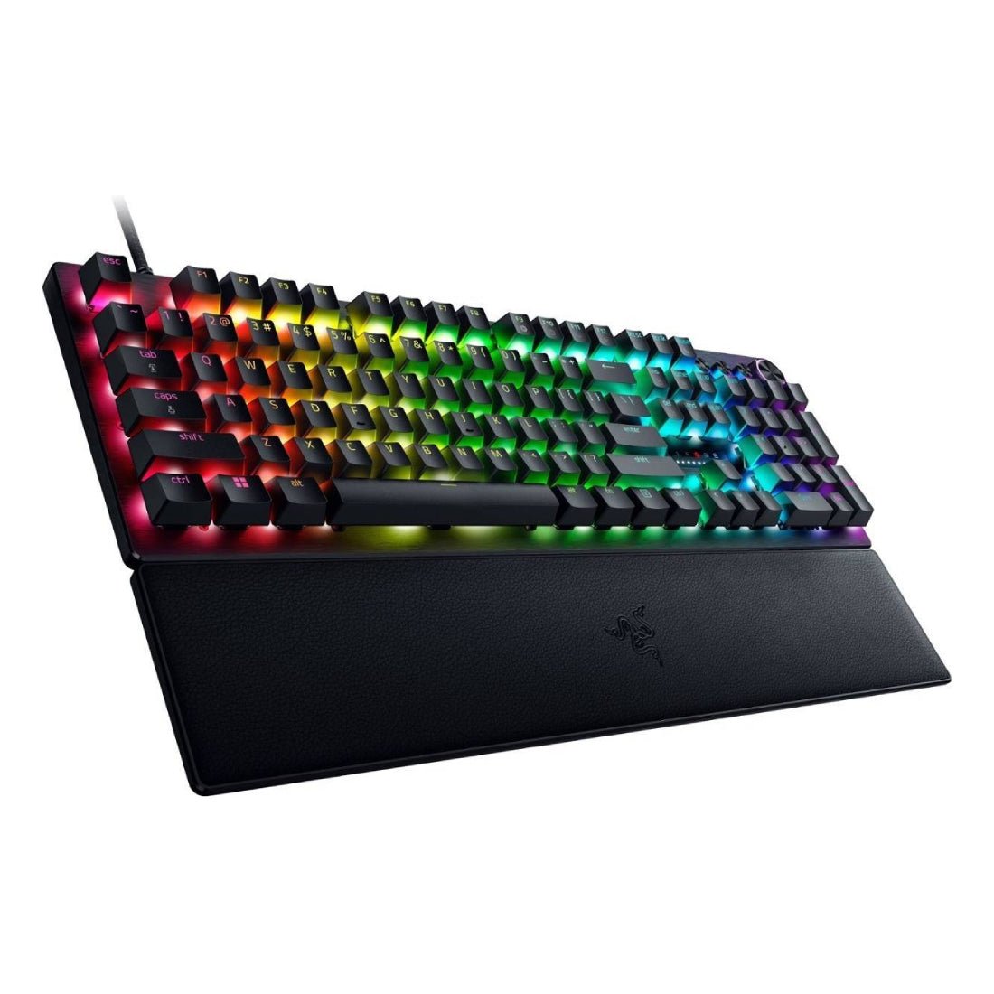 Razer Huntsman V3 Pro Full RGB Mechanical Gaming Keyboard - Analog Optical Switch - Black - لوحة مفاتيح Razer Huntsman V3 Pro Full RGB Mechanical Gaming Keyboard - Analog Optical Switch - Black - لوحة مفاتيح