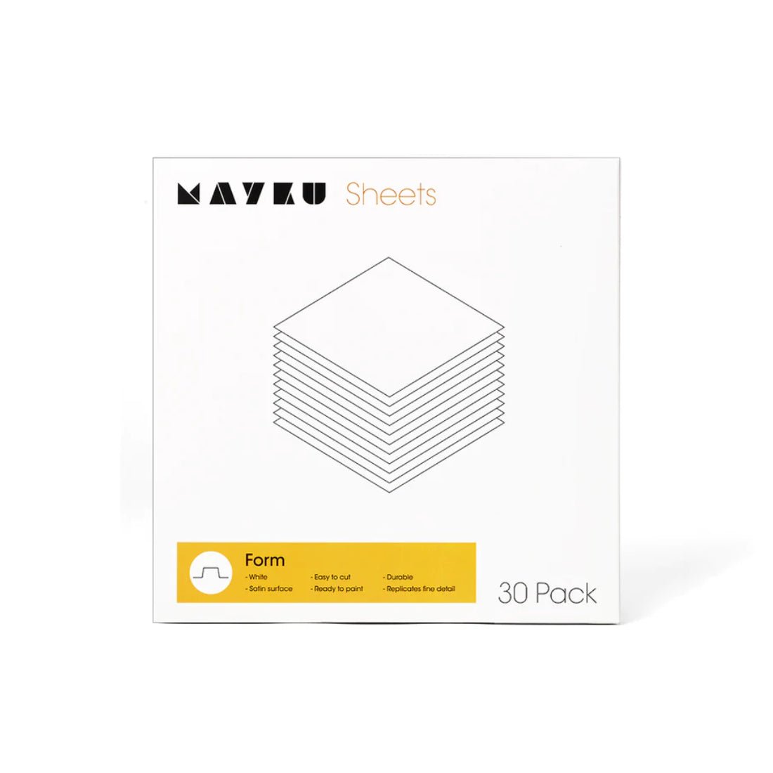 Mayku Cast Sheets for FormBox (0.5mm) - 30 Pack - أكسسوار طابعة - Store 974 | ستور ٩٧٤