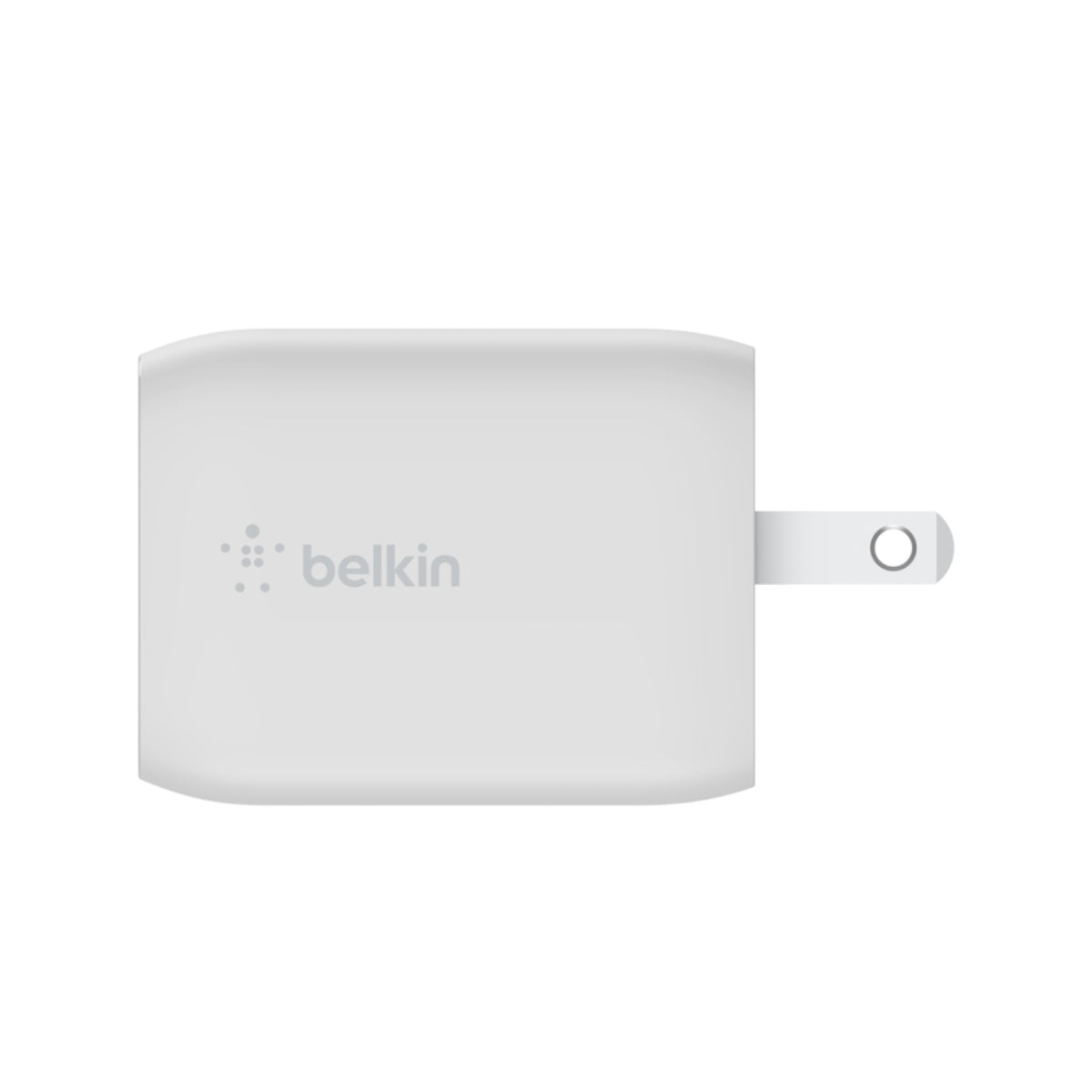 Belkin 65w Dual USB-C Gan Wall Charger W/ PPS - White - شاحن Belkin 65w Dual USB-C Gan Wall Charger W/ PPS - White - شاحن