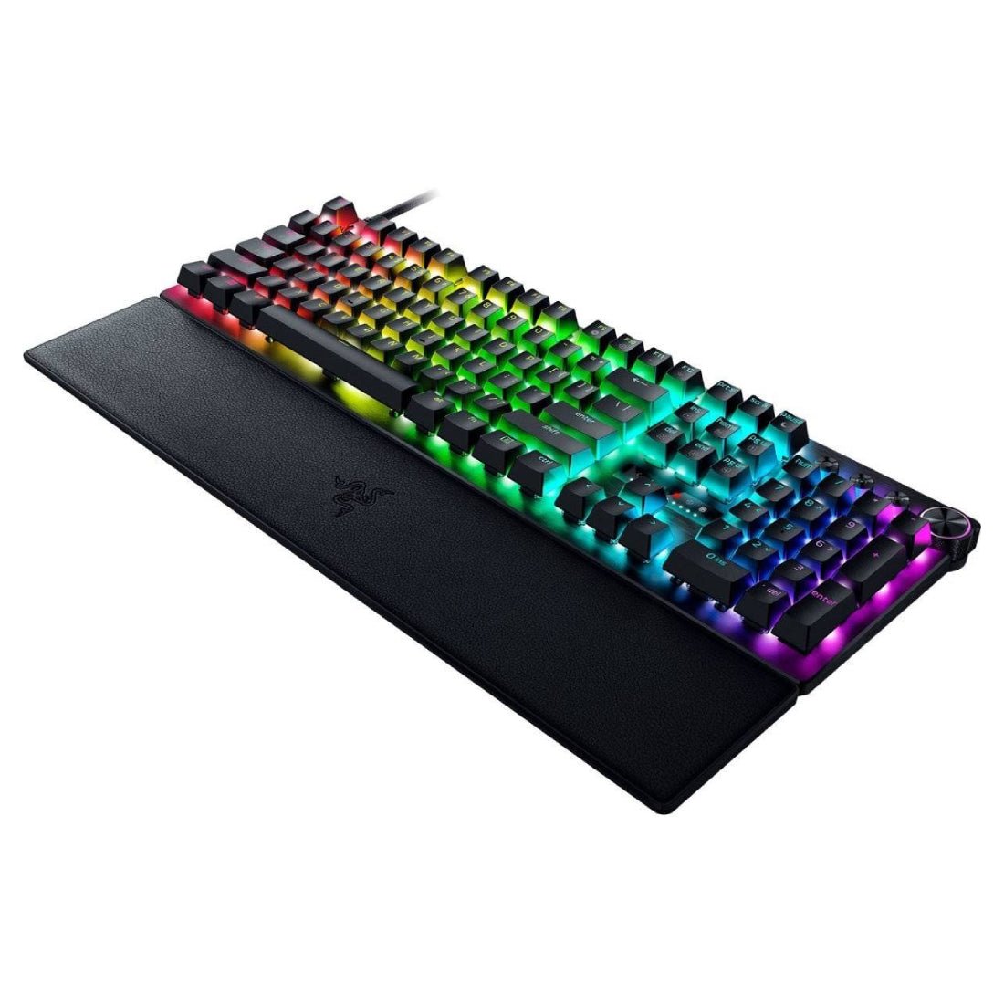 Razer Huntsman V3 Pro Full RGB Mechanical Gaming Keyboard - Analog Optical Switch - Black - لوحة مفاتيح - Store 974 | ستور ٩٧٤