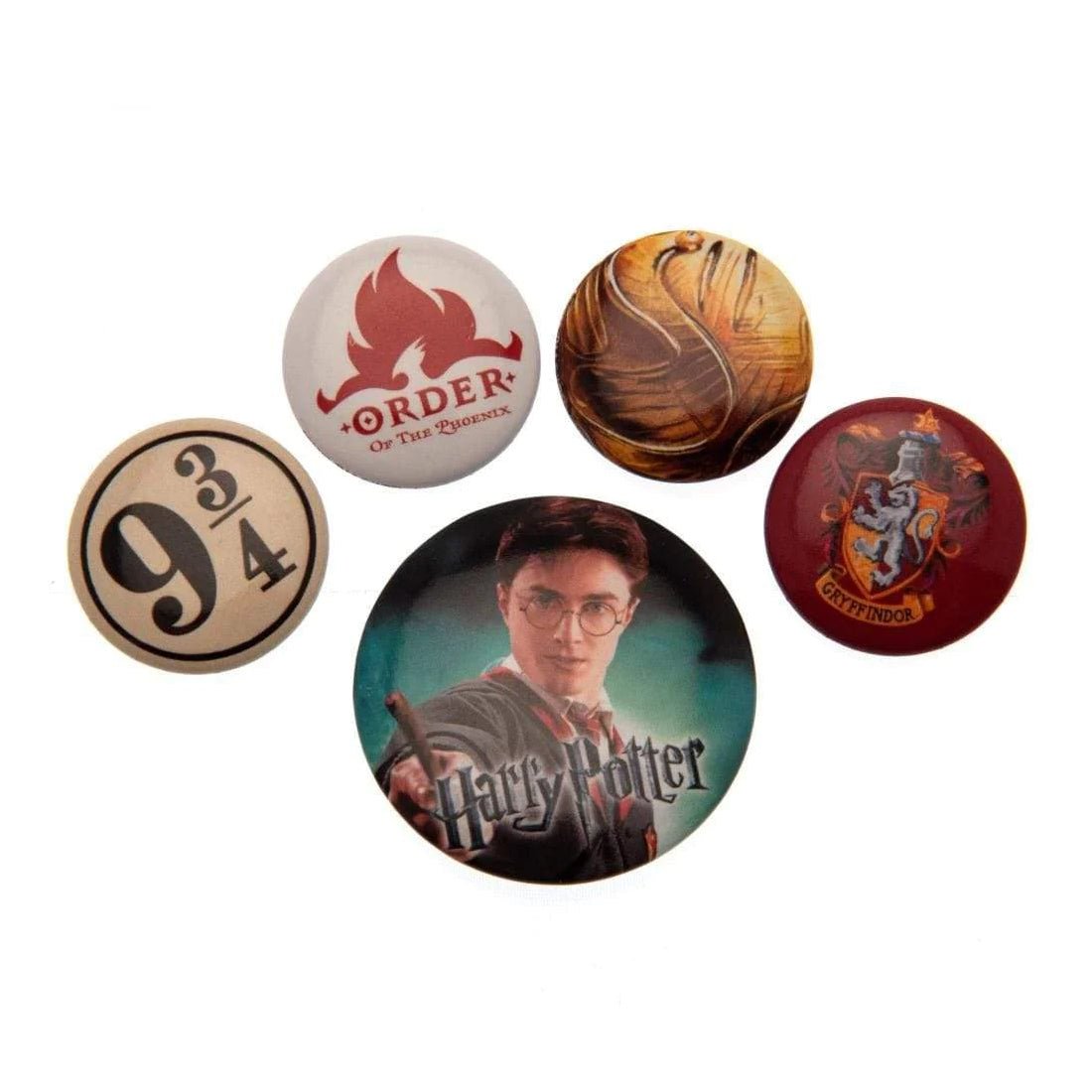 Harry Potter - Gryffindor Button Badge Pack - أكسسوار - Store 974 | ستور ٩٧٤
