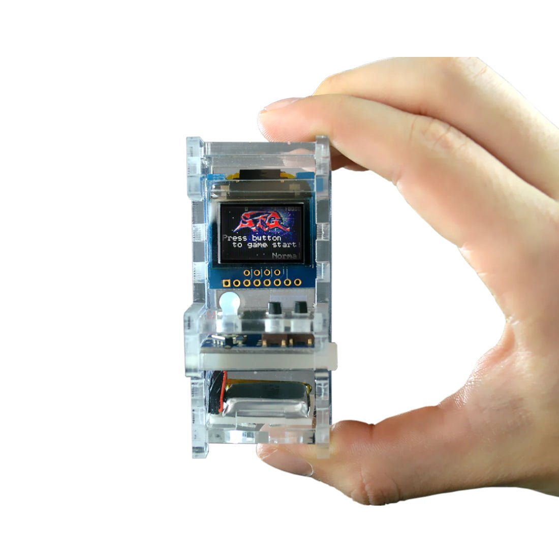 Tiny Circuits Tiny Arcade DYI Kit - Clear - لعبة - Store 974 | ستور ٩٧٤