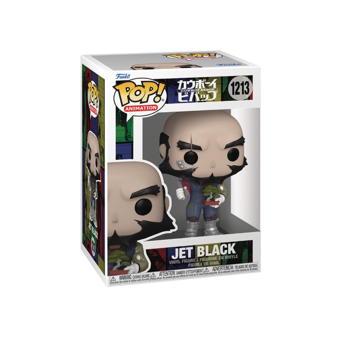 Funko Pop! Animation: Cowboy Bebop - Jet with Bonsai #1213 - دمية Funko Pop! Animation: Cowboy Bebop - Jet with Bonsai #1213 - دمية