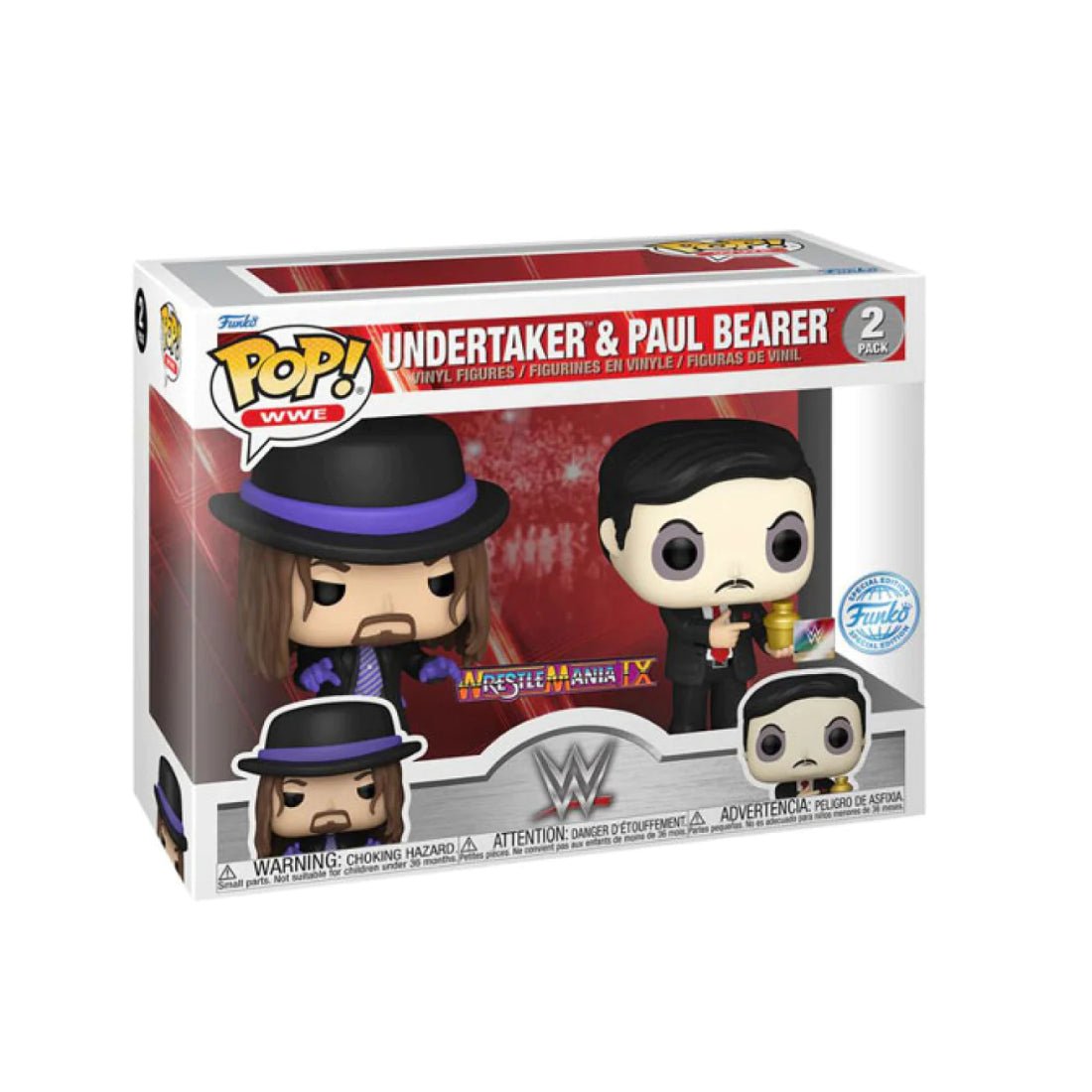 Funko Pop! WWE: Undertaker & Paul Bearer #2pack- دمية - Store 974 | ستور ٩٧٤