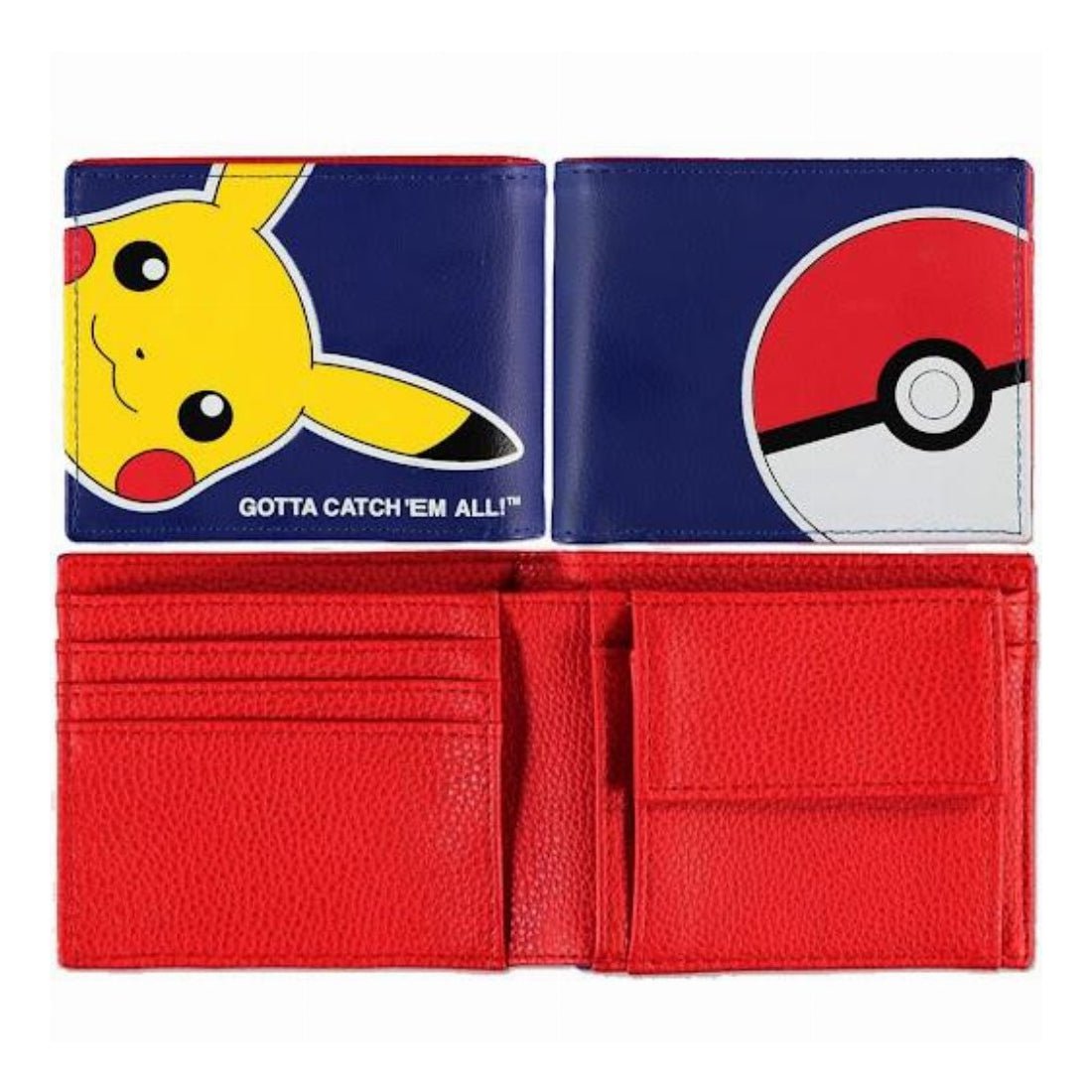 Difuzed Pokémon Pika Pokéball Bifold Wallet - محفظة نقود - Store 974 | ستور ٩٧٤