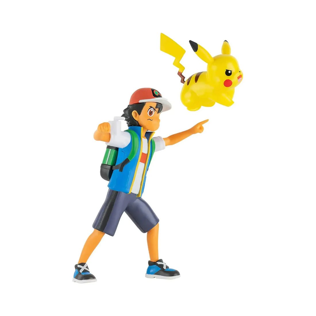 Pokemon Battle Feature Figure - Ash + Pikachu - مجسم Pokemon Battle Feature Figure - Ash + Pikachu - مجسم