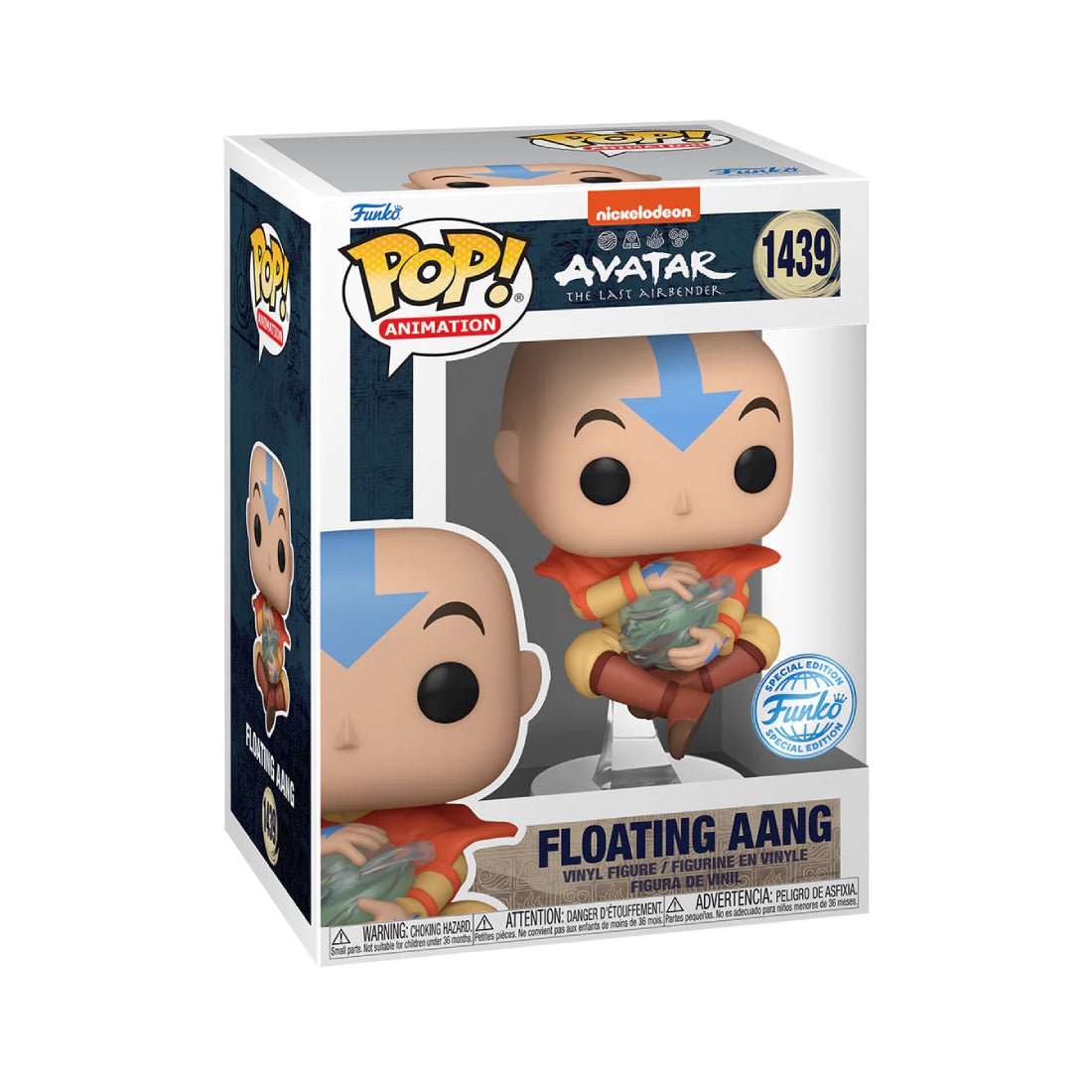 Funko Pop! Animation: Avatar The Last Airbender - Aang Floating (GW)(Exc) #1439 - دمية - Store 974 | ستور ٩٧٤